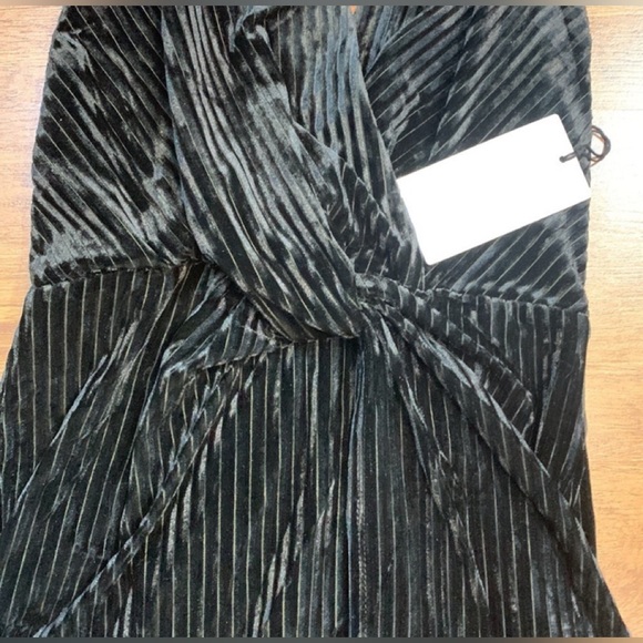 Velvet Halter Dress - Picture 2 of 4